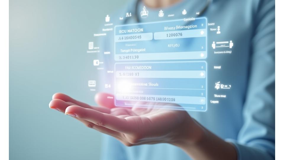 Conceptual image illustrating user control over privacy settings, depicted as a hand interacting with a digital interface that shows privacy toggles and data management options, symbolizing individual choice and transparency.